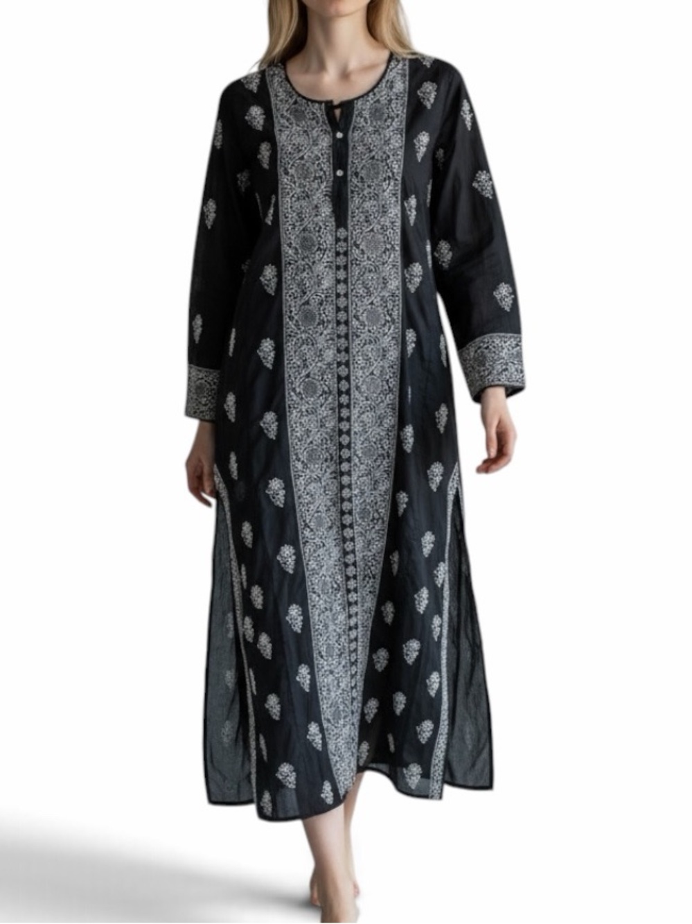 Heidi Abra Kaftan Dress Embroidered
